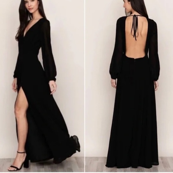 Yumi Kim Dresses & Skirts - NWT Yumi Kim “Love Affair” Black Maxi Gown